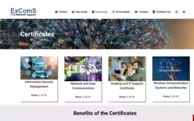 ExComS Certification